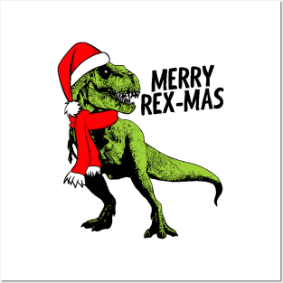 merry rex-mas Posters and Art